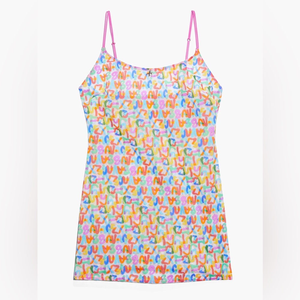 Savage X Fenty Multicolor Abstract Top